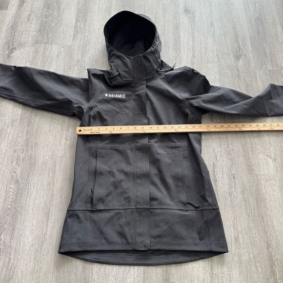 The North Face Womens Hooded Jacket Apex Flex Size Small Gray Urban Dry Vent - Picture 5 of 5